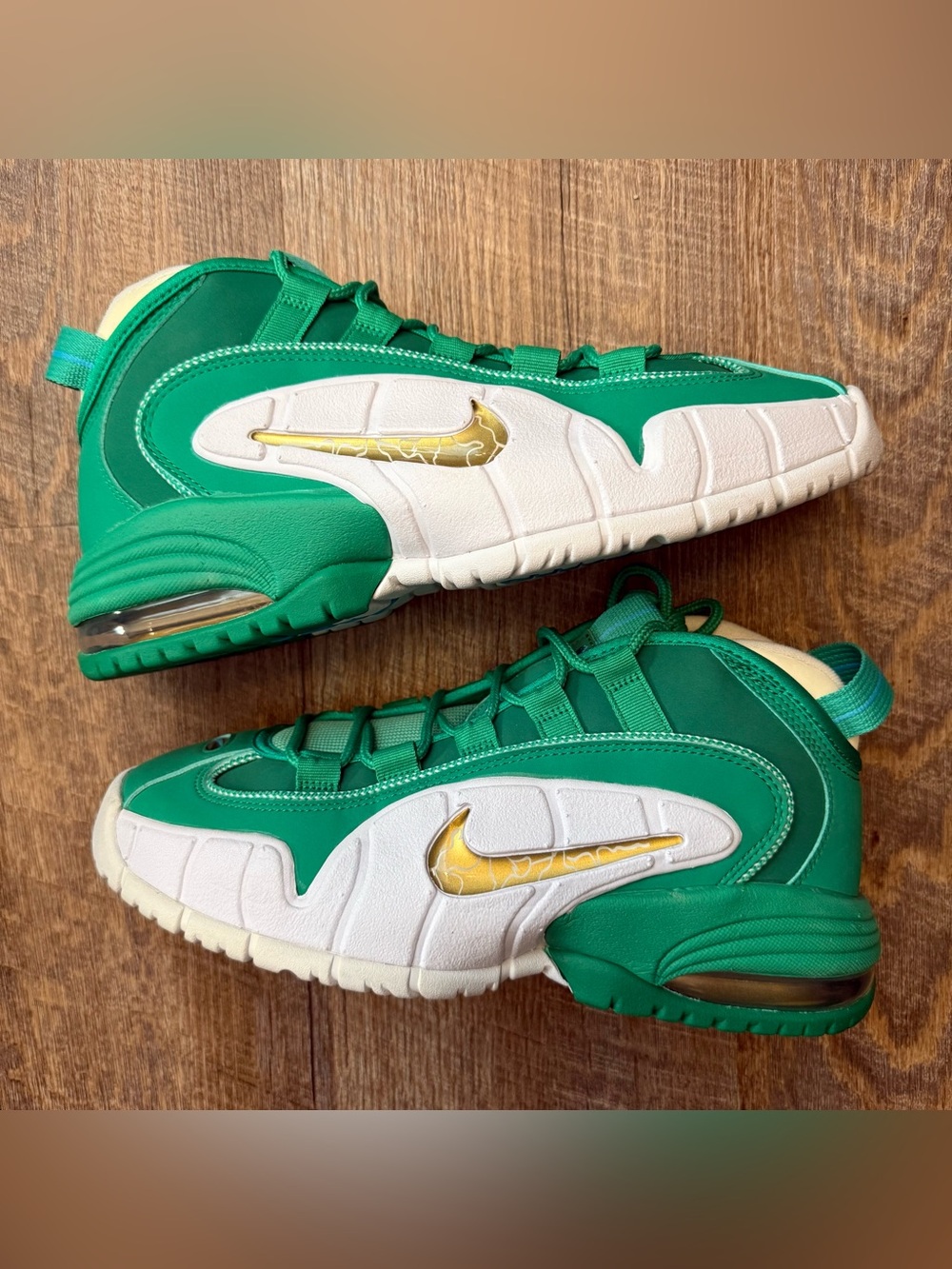Nike Air Max Penny 1 Stadium Green White Gold